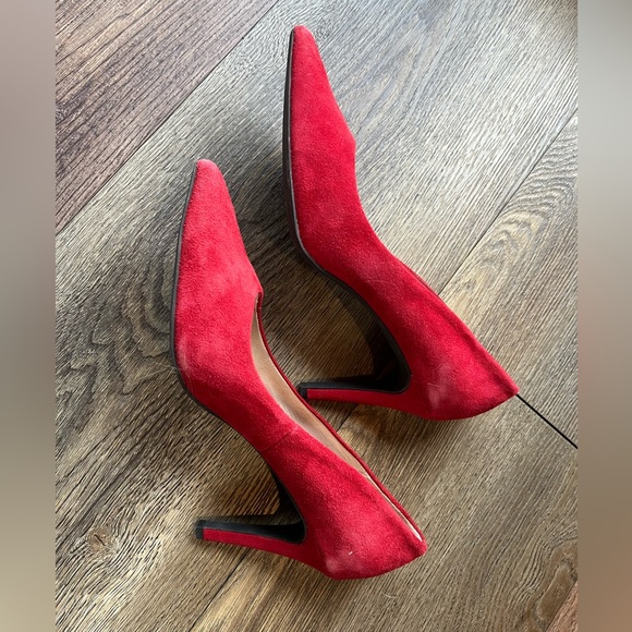 Seychelles red suede heels - Picture 3 of 3